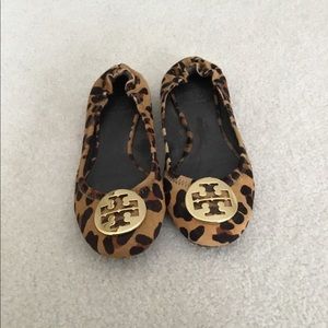 Tory Burch leopard ballet flats